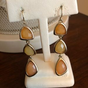 3-stone Dangle Earrings
